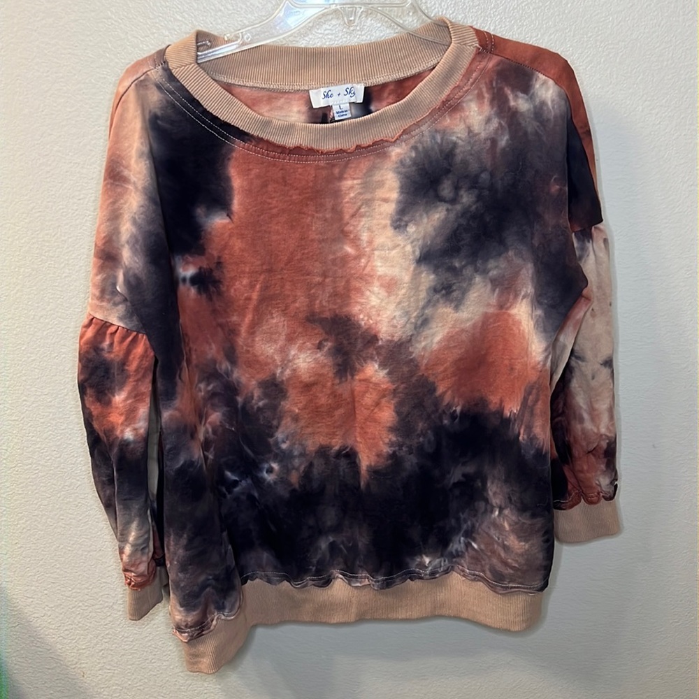 Tie dye sweater